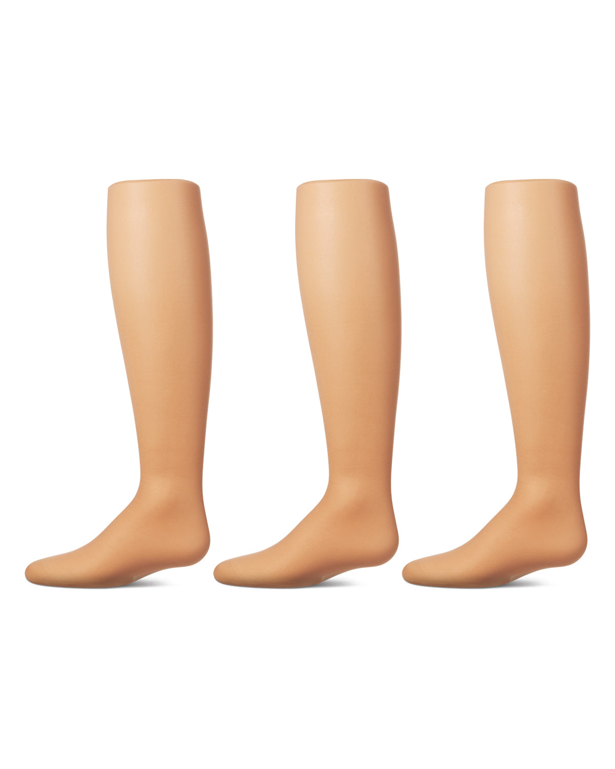 Girls' 3 Pair Pack Semi-Opaque Tights