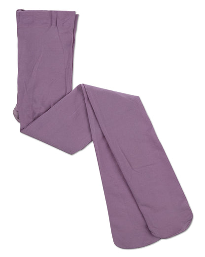 Girls' Soft Pima Cotton Opaque Tights : Color: Lavender