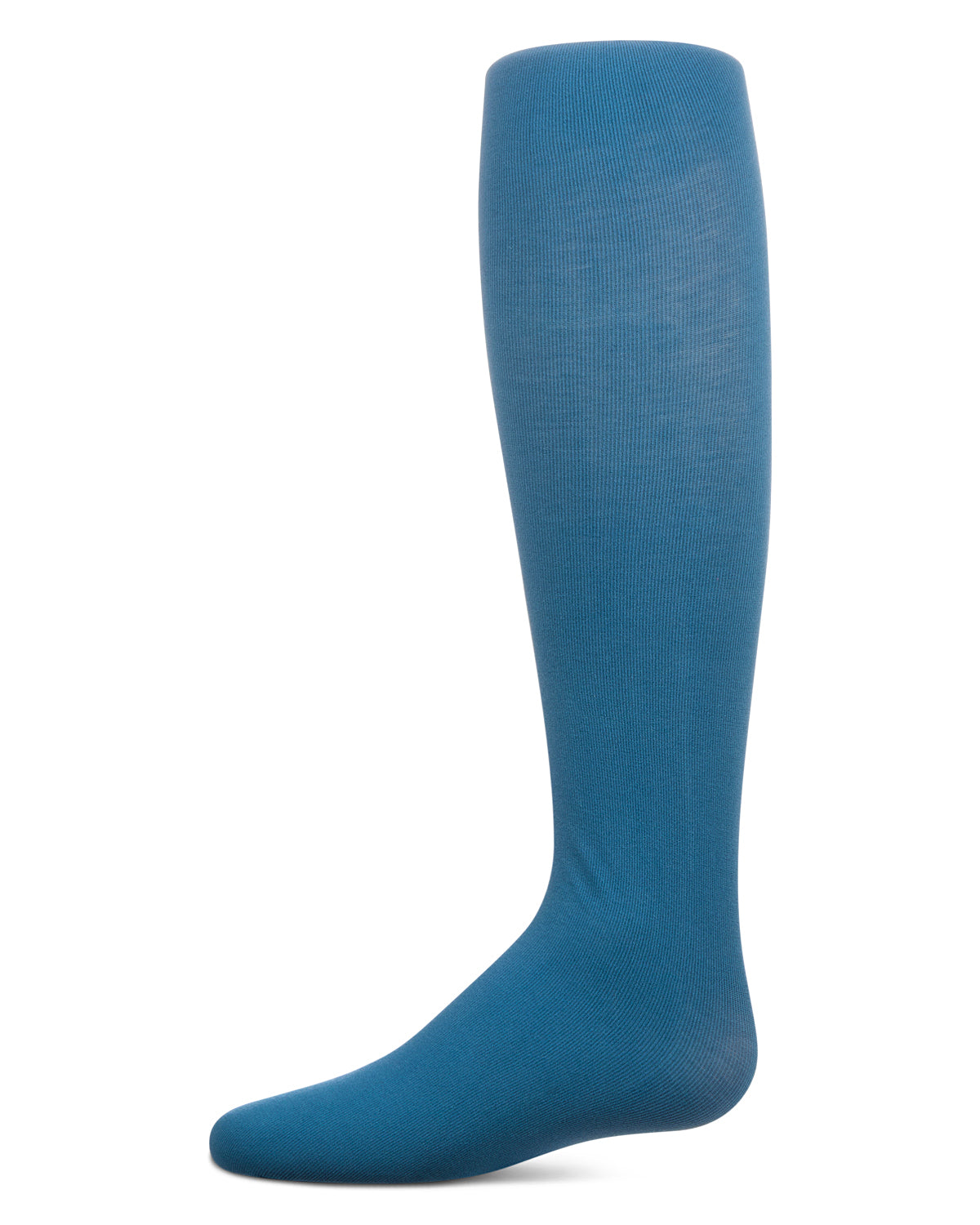 Girls' Soft Pima Cotton Opaque Tights : Color: Legion Blue