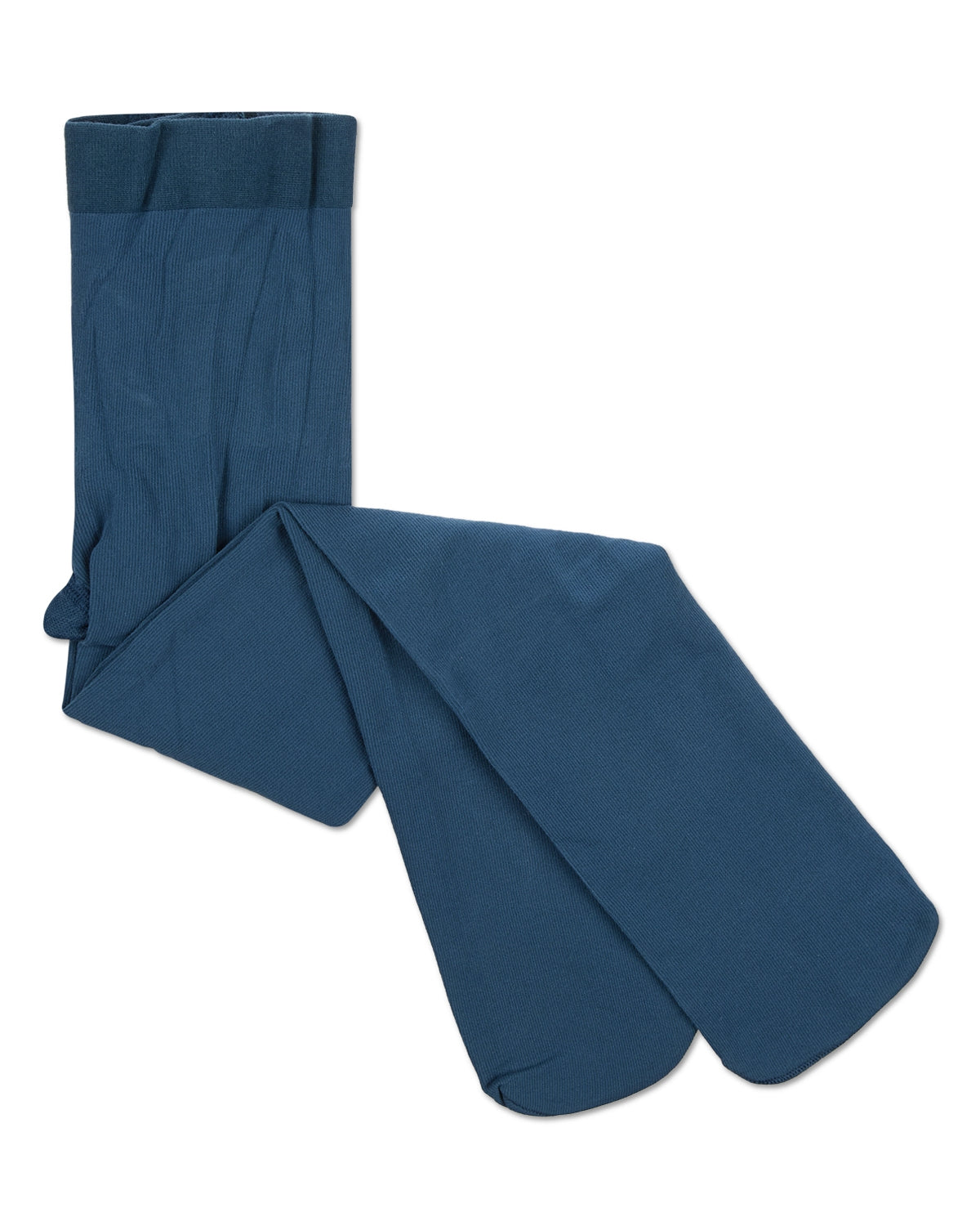 Girls' Soft Pima Cotton Opaque Tights : Color: Legion Blue