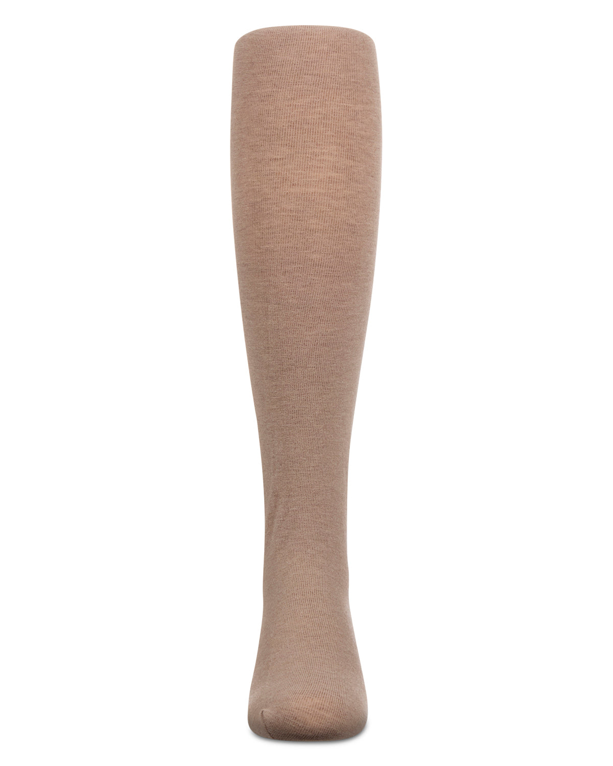 Girls' Soft Pima Cotton Opaque Tights : Color: Tan