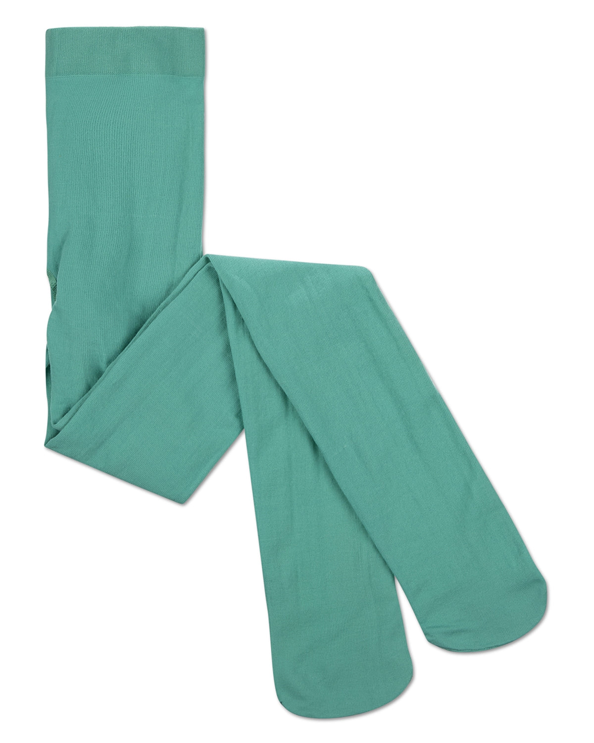 Girls' Soft Pima Cotton Opaque Tights : Color: Waterfall