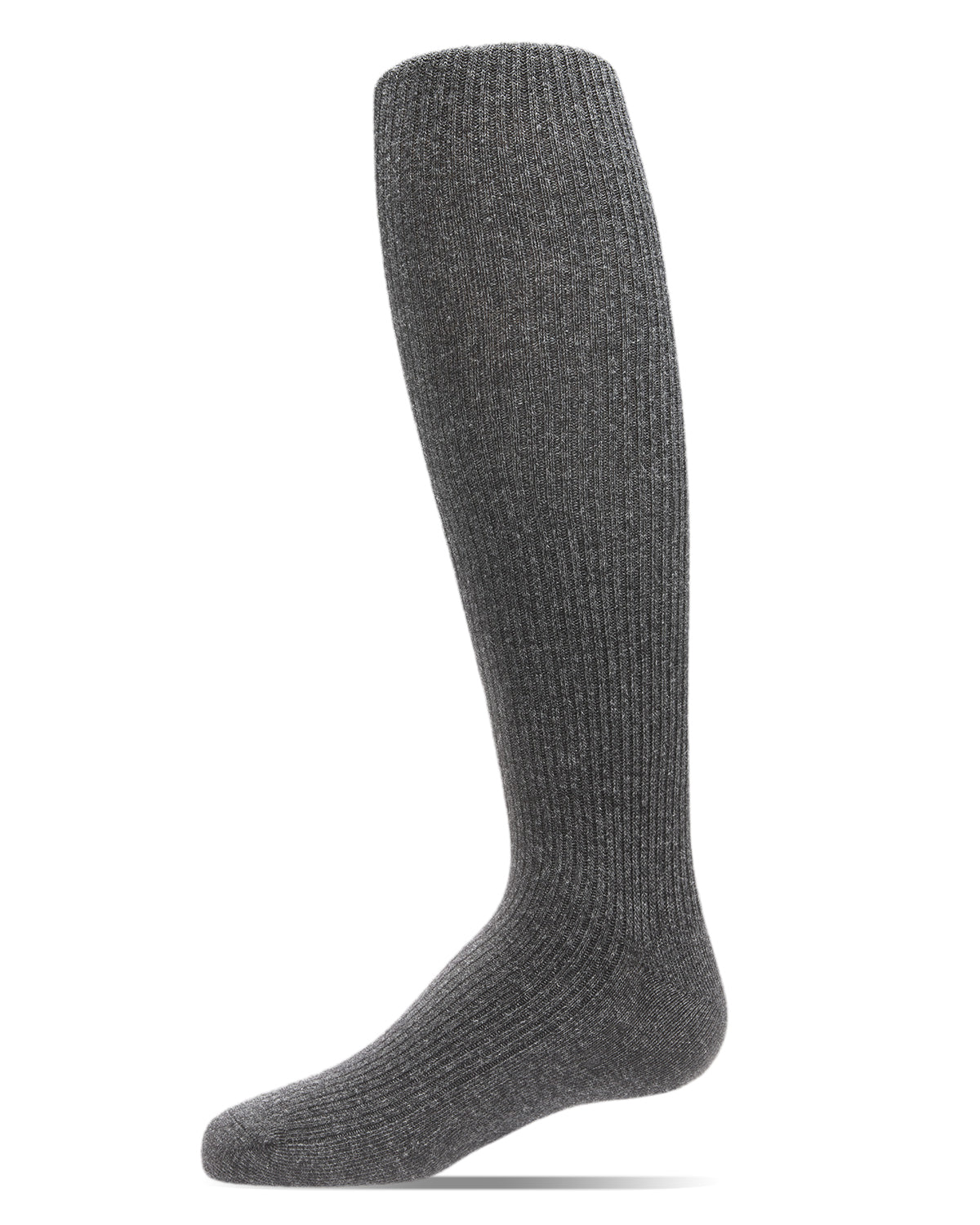 Girls' Thin Ribbed Cotton Tights