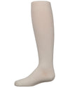 Girls' Thin Ribbed Cotton Tights : Color: Winter White