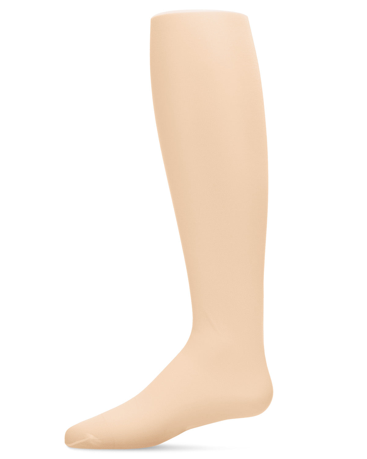 Girls Basic Silky-Sheer 18 Denier Nylon-Blend Tights