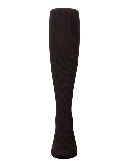 Girls Ribbed Supreme Cotton Blend Non-Pilling Tights : Color: Black