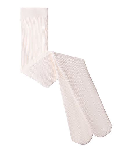 Girls Ribbed Supreme Cotton Blend Non-Pilling Tights : Color: Black