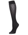 Women's Diamond Argyle-Patterned Knee High Trouser Sock