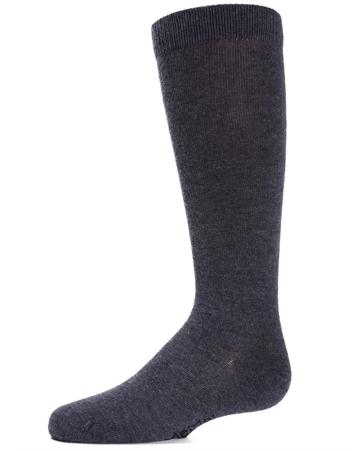 Kid's Basic Cotton Blend Knee High Socks : Color: Denim