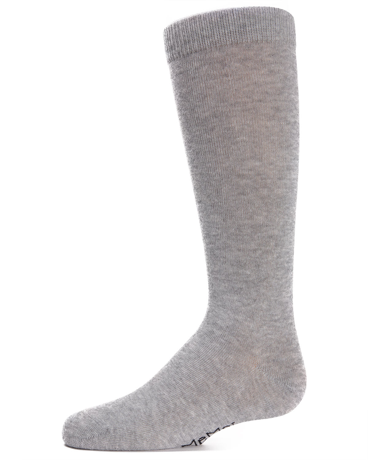 Kid's Basic Cotton Blend Knee High Socks : Color: Light Gray