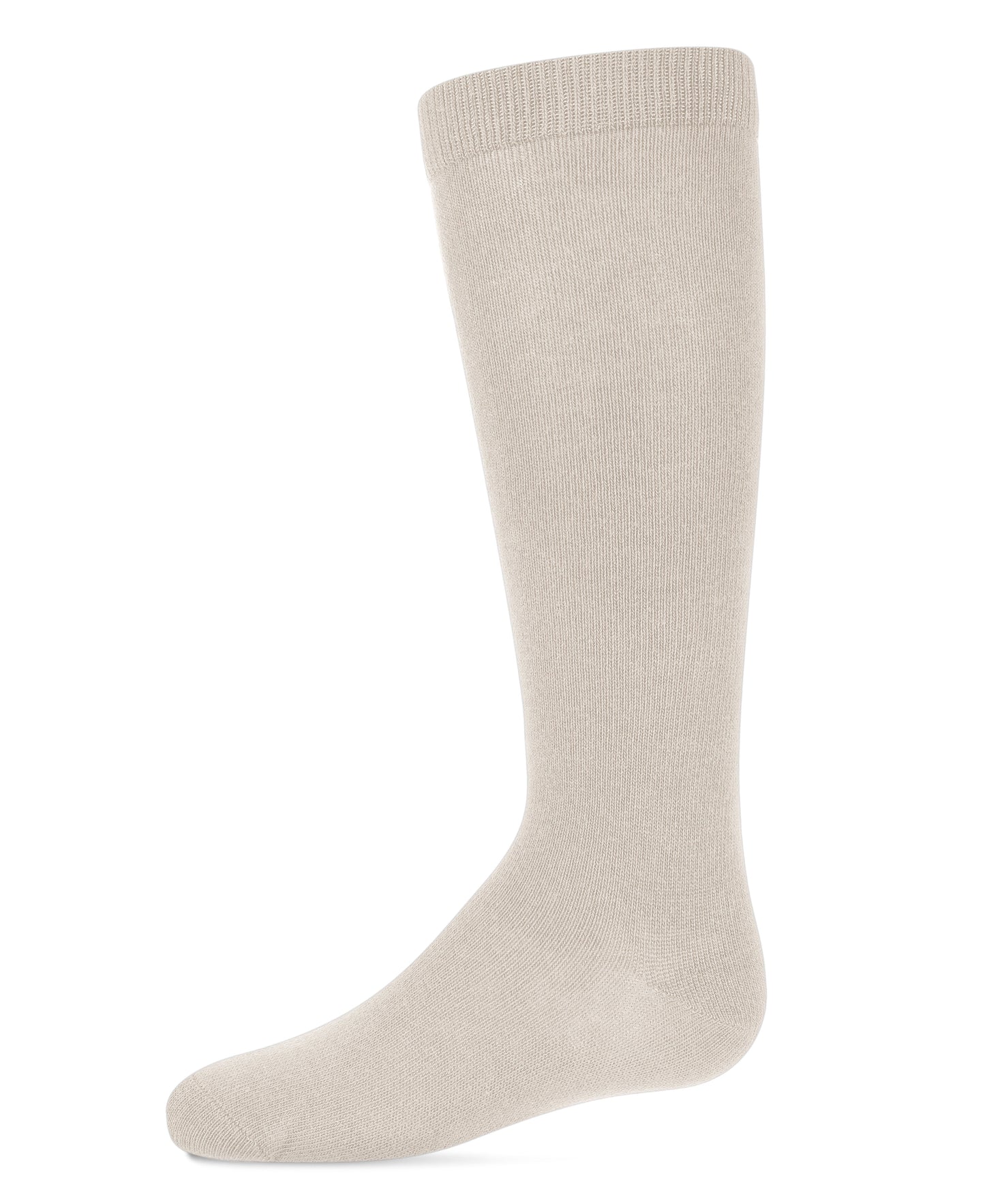 Kid's Basic Cotton Blend Knee High Socks : Color: Latte