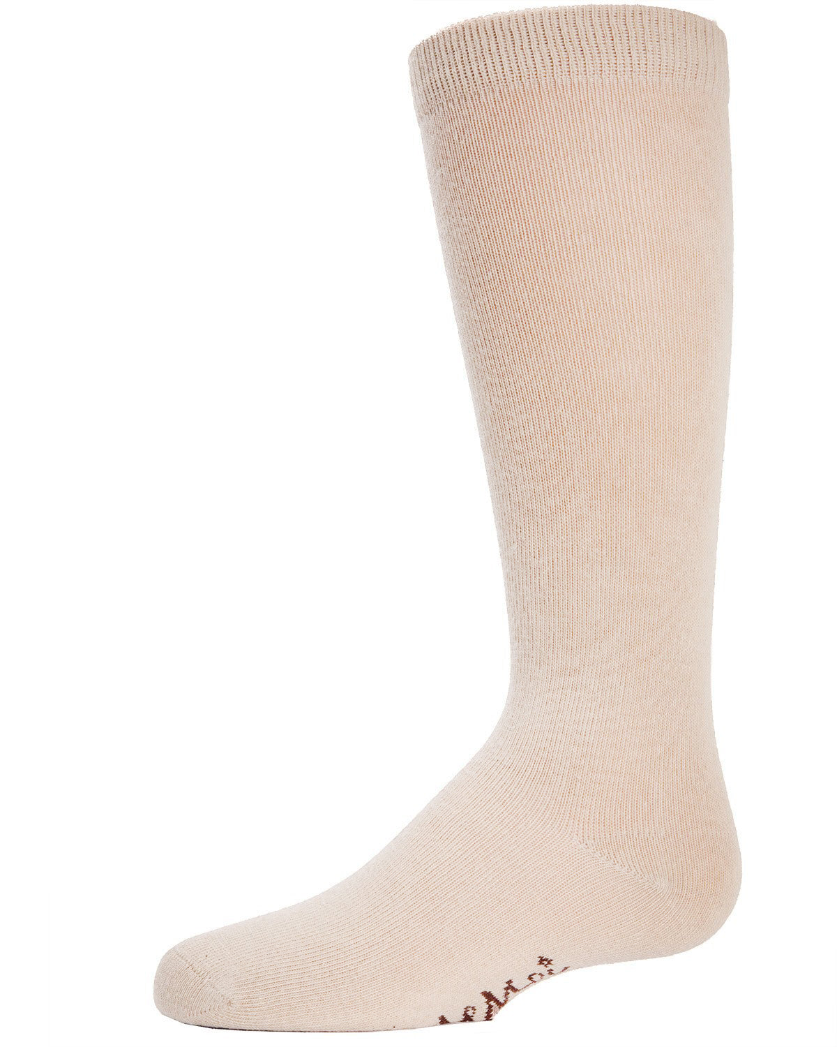 Kid's Basic Cotton Blend Knee High Socks : Color: Light Tan