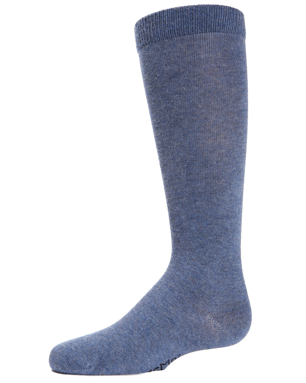 Kid's Basic Cotton Blend Knee High Socks : Color: Medium Denim