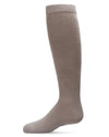 Kid's Basic Cotton Blend Knee High Socks : Color: Taupe