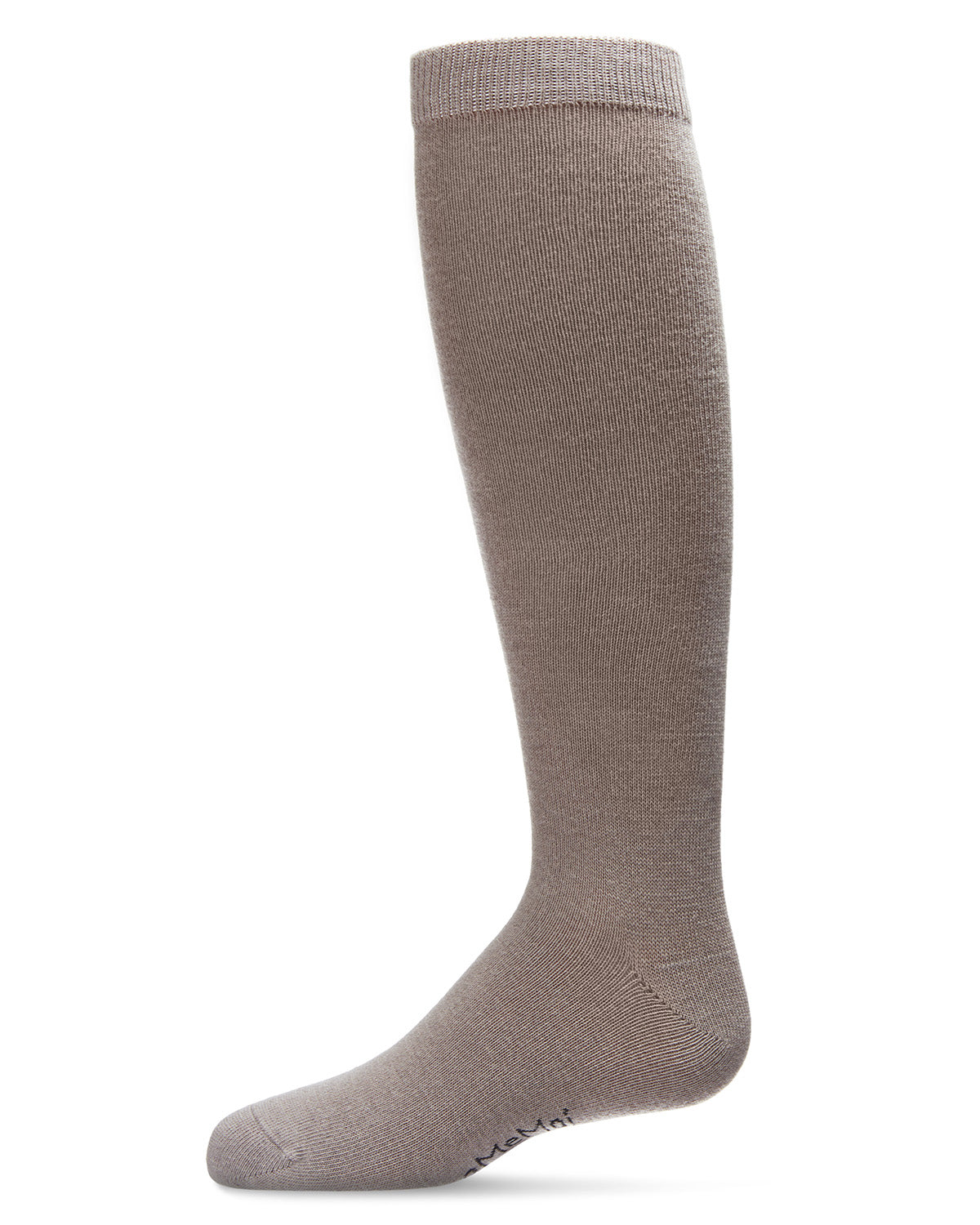 Kid's Basic Cotton Blend Knee High Socks : Color: Taupe