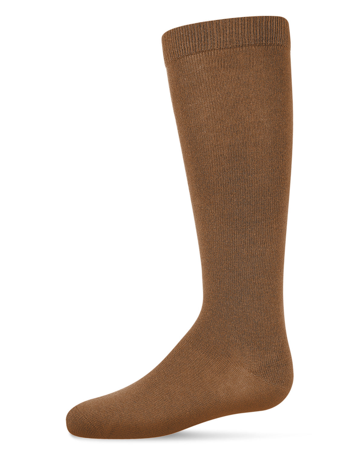 Kid's Basic Cotton Blend Knee High Socks : Color: Toffee
