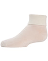 Kids' Triple Roll Cotton Blend Ankle Socks : Color: Ivory