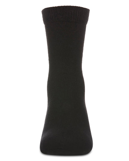 Kids' Basic Cotton Blend Crew Socks