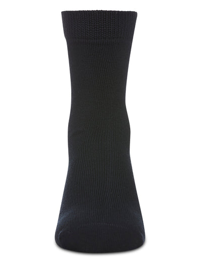 Kids' Basic Cotton Blend Crew Socks