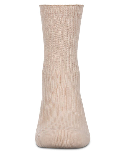 Kids Unisex Ribbed Cotton Rich Crew Socks