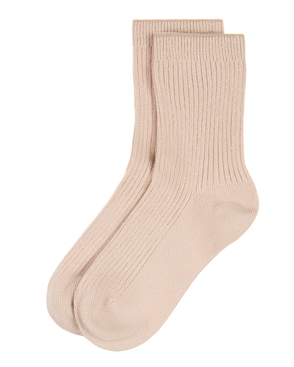 Kids Unisex Ribbed Cotton Rich Crew Socks