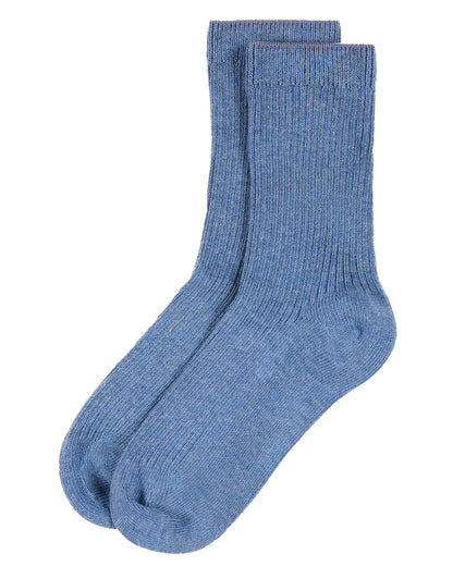 Kids Unisex Ribbed Cotton Rich Crew Socks