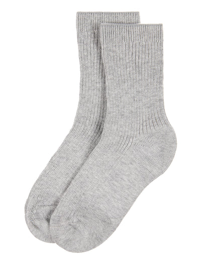 Kids Unisex Ribbed Cotton Rich Crew Socks