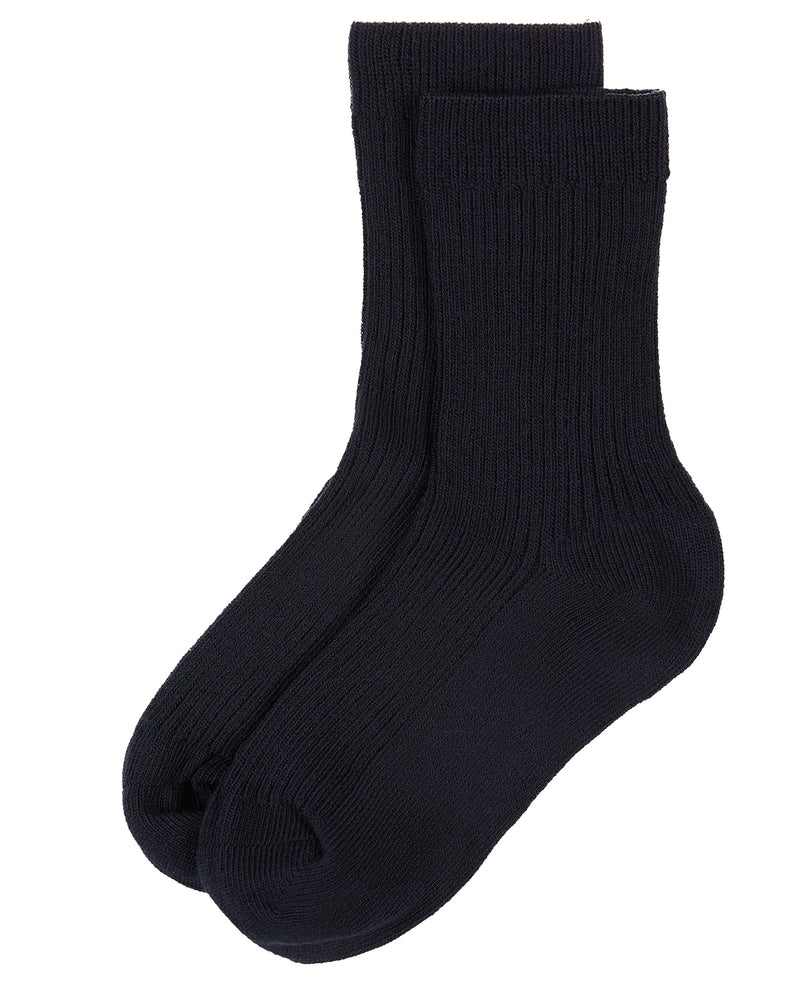 Kids' Basic Cotton Blend Kids Crew Socks