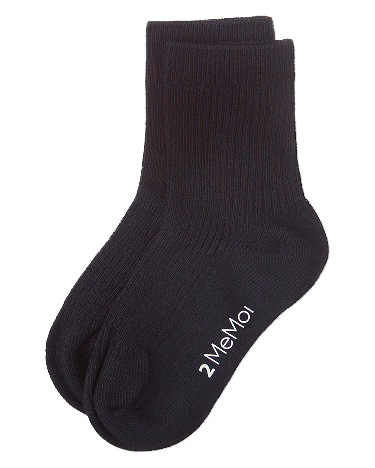 Kids Unisex Ribbed Cotton Rich Crew Socks