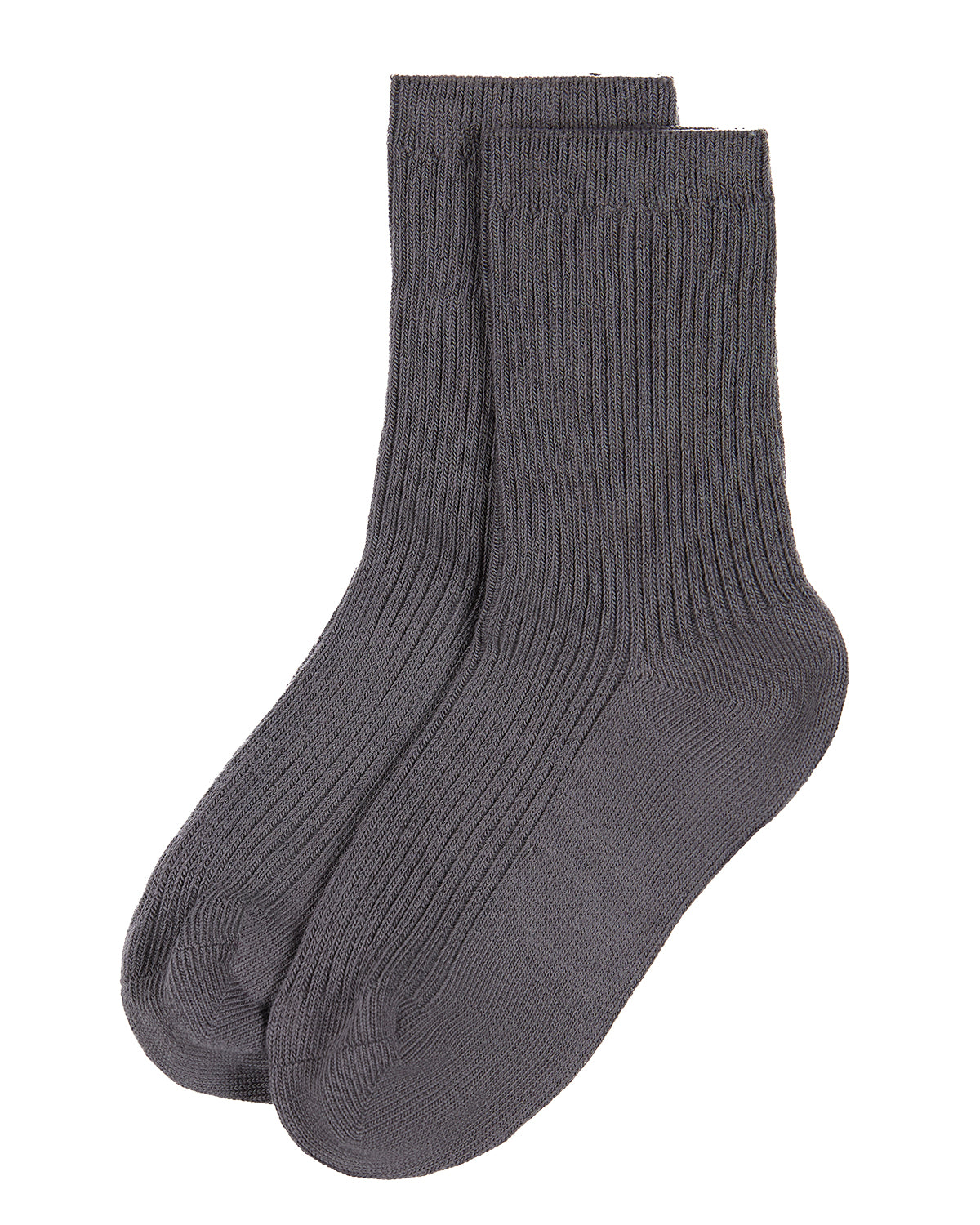 Kids Unisex Ribbed Cotton Rich Crew Socks