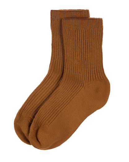 Kids Unisex Ribbed Cotton Rich Crew Socks