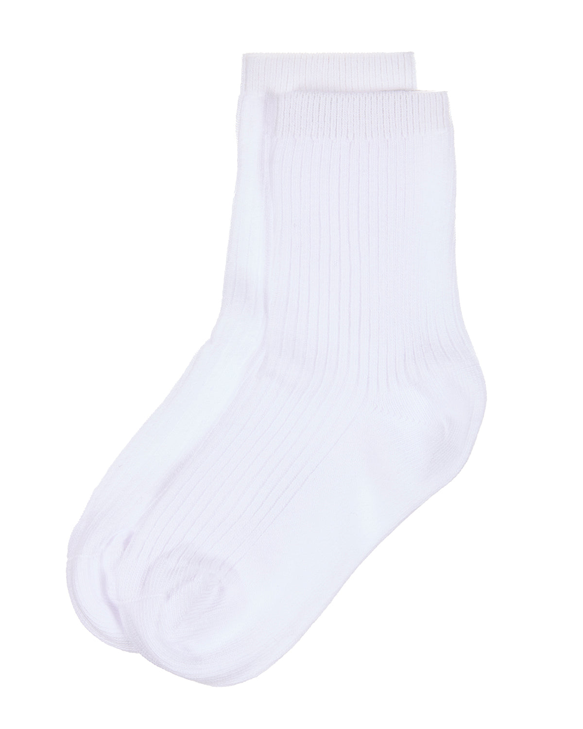 Kids Unisex Ribbed Cotton Rich Crew Socks