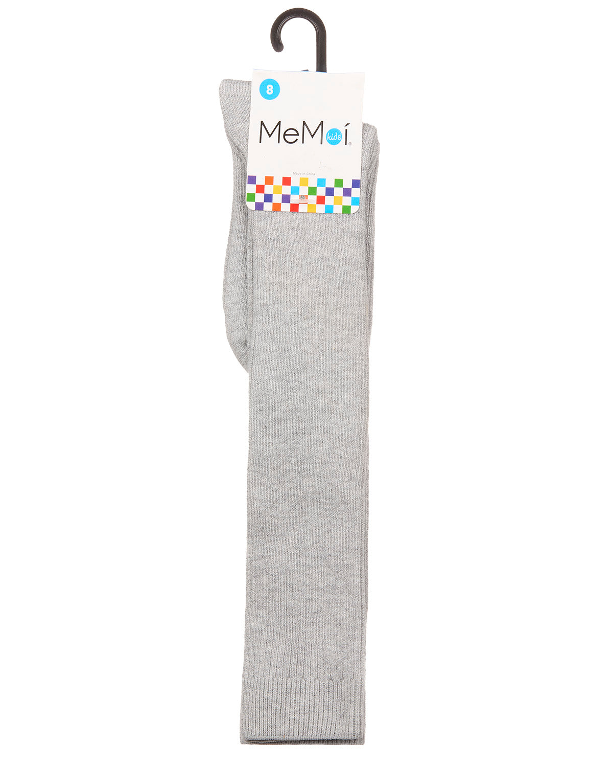 Thin Ribbed Girls Cotton Blend Knee High Sock : Color: Black