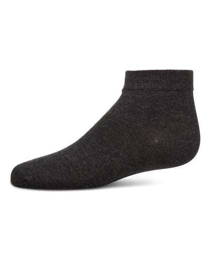 Unisex Cotton Blend Mid-Cut Socks 3-Pack : Color: Charcoal