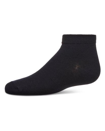 Unisex Cotton Blend Mid-Cut Socks 3-Pack : Color: Navy