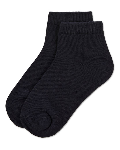 Unisex Cotton Blend Mid-Cut Socks 3-Pack : Color: Navy
