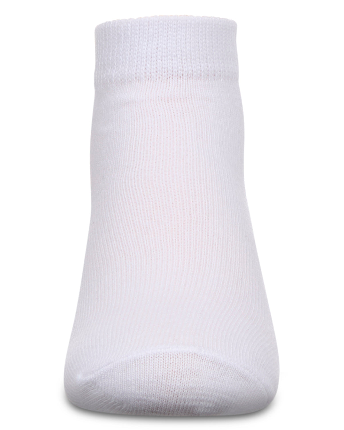 Unisex Cotton Blend Mid-Cut Socks 3-Pack : Color: White