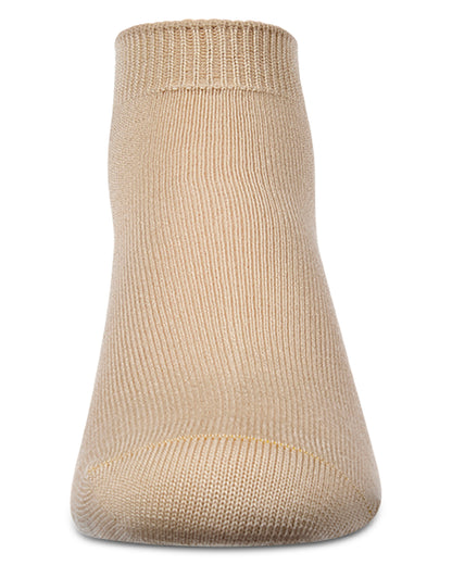 Kids Basic Silky-Soft Rayon-Blend Fine-Gauge Ankle Sock