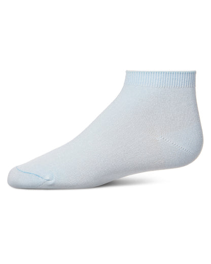 Children's Basic Soft Rayon from Bamboo Anklet Socks : Color: Baby Blue