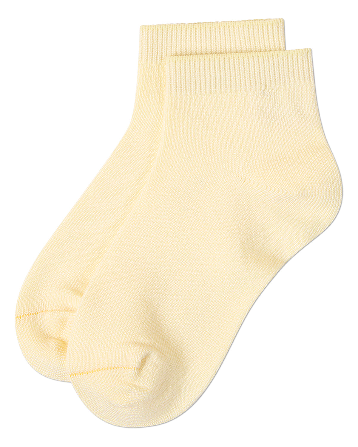 Kids Basic Silky-Soft Rayon-Blend Fine-Gauge Ankle Sock