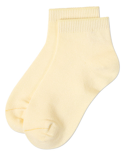 Kids Basic Silky-Soft Rayon-Blend Fine-Gauge Ankle Sock