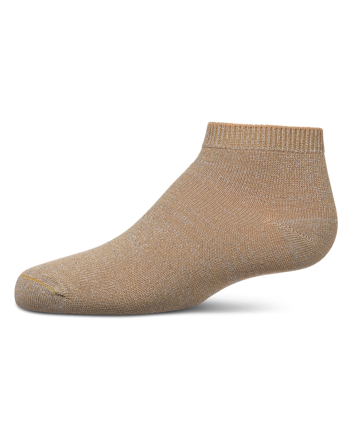 Kids' Basic Soft Rayon from Bamboo Anklet Socks : Color: Champagne Lurex