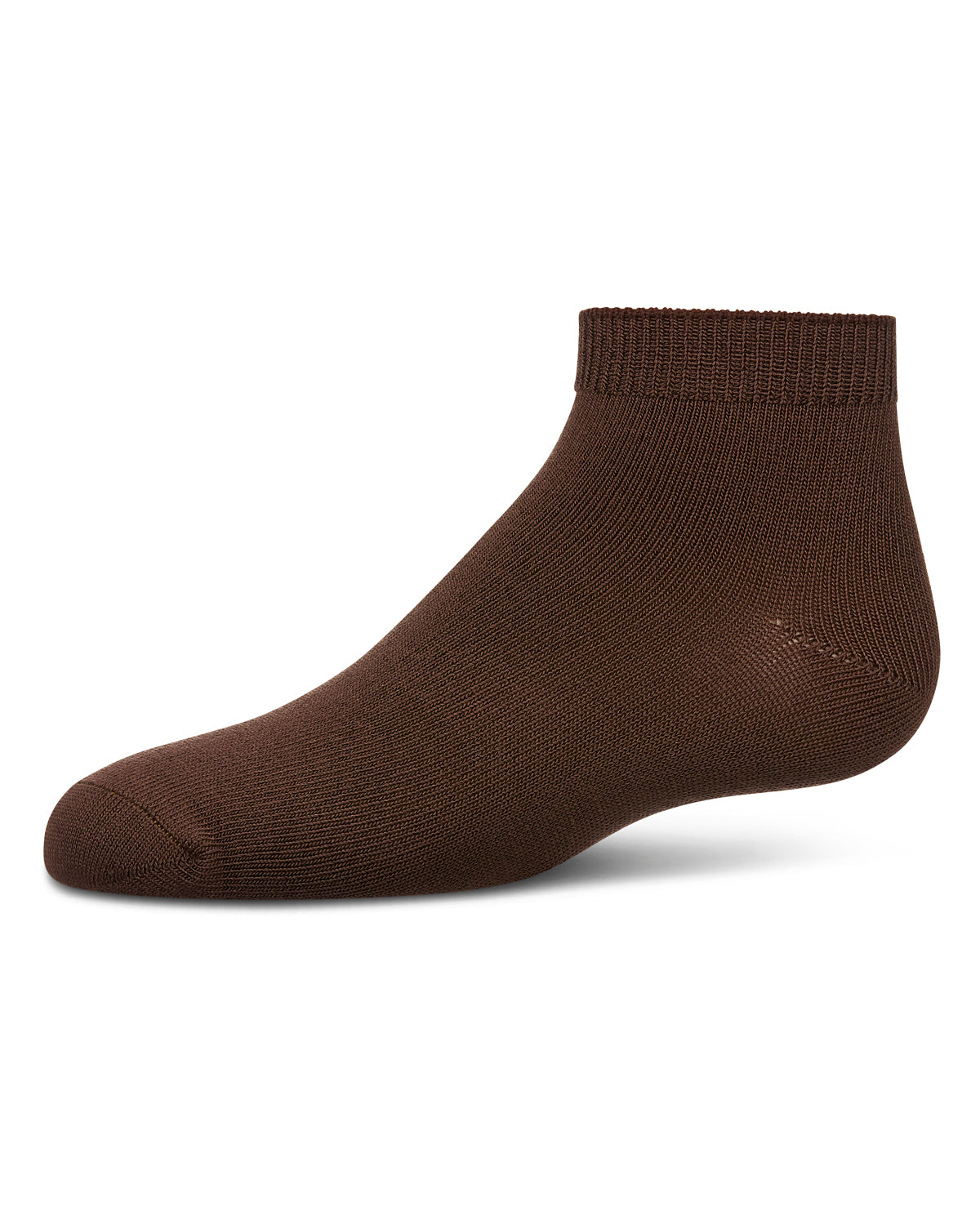 Kids' Basic Soft Rayon from Bamboo Anklet Socks : Color: Chestnut Brown