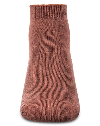 Kids Basic Silky-Soft Rayon-Blend Fine-Gauge Ankle Sock