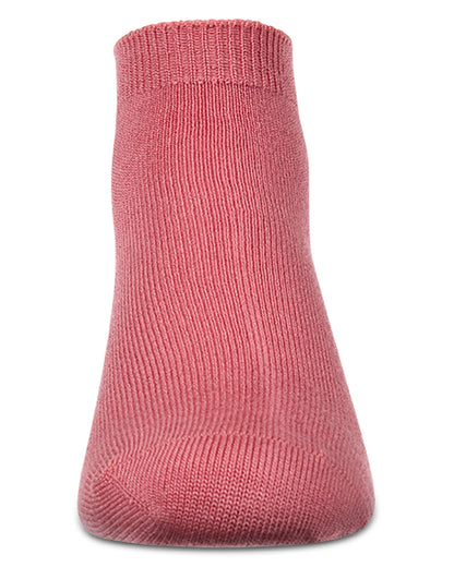Kids Basic Silky-Soft Rayon-Blend Fine-Gauge Ankle Sock