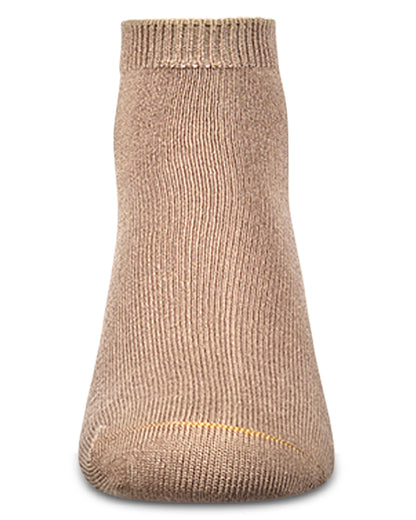 Kids Basic Silky-Soft Rayon-Blend Fine-Gauge Ankle Sock
