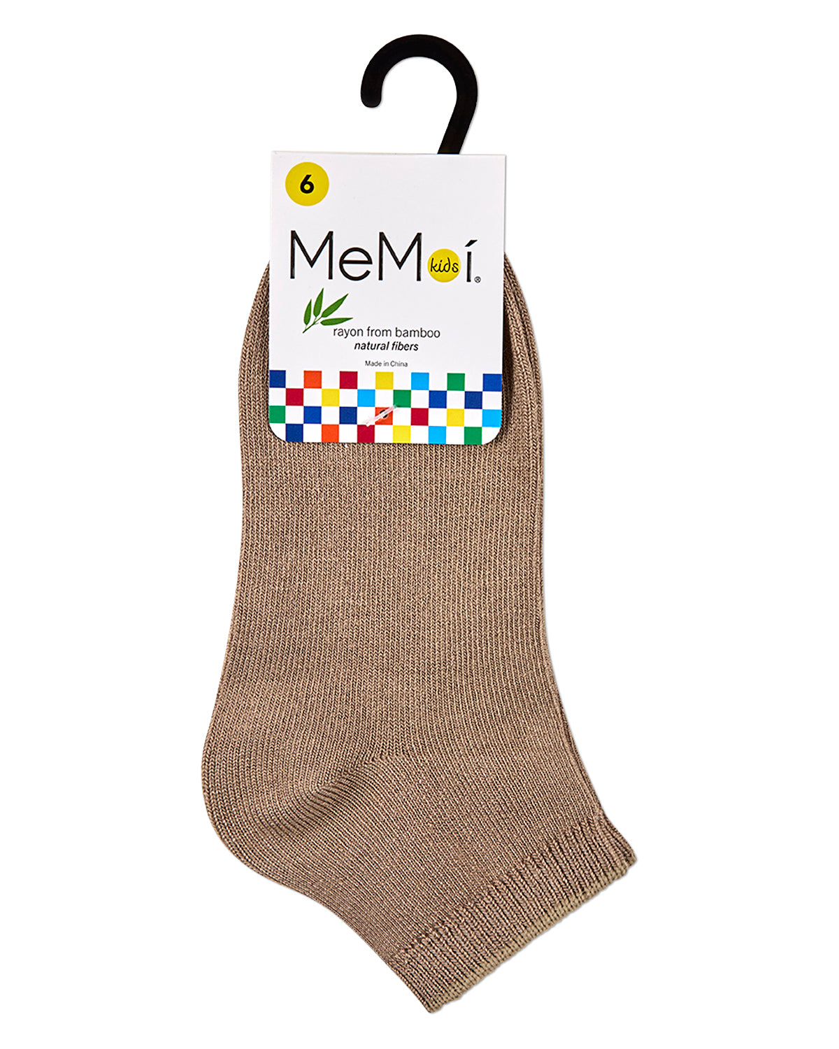 Kids Basic Silky-Soft Rayon-Blend Fine-Gauge Ankle Sock