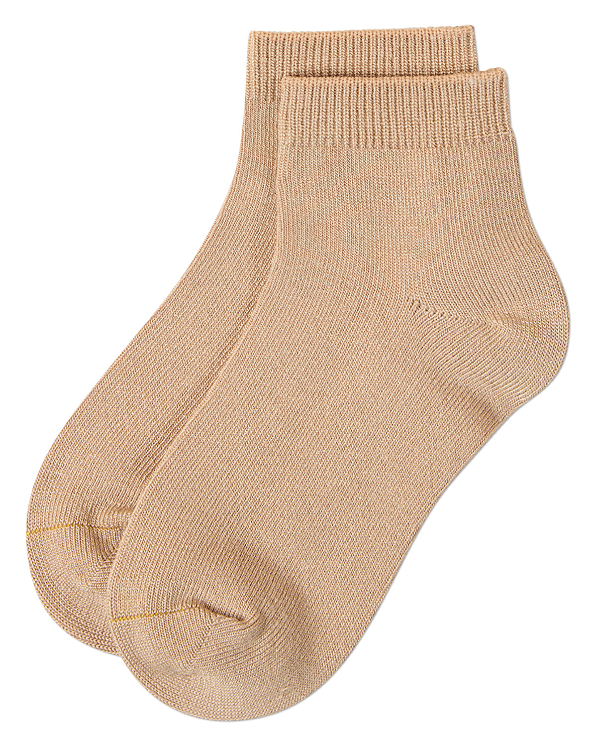 Kids Basic Silky-Soft Rayon-Blend Fine-Gauge Ankle Sock