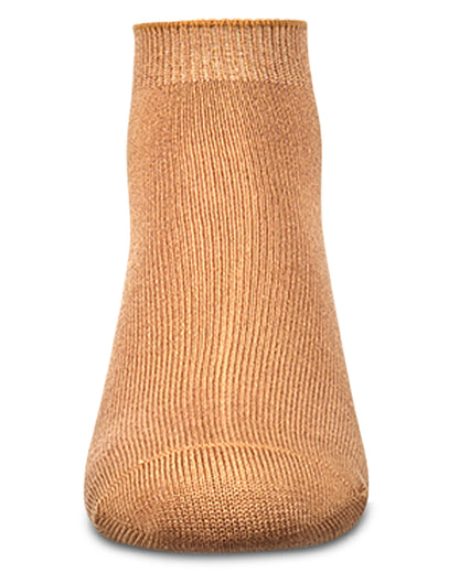 Kids Basic Silky-Soft Rayon-Blend Fine-Gauge Ankle Sock