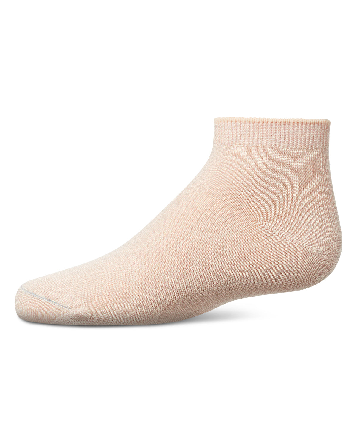 Infant Basic Soft Bamboo-Blend Unisex Anklet Sock : Color: Peachy Pink